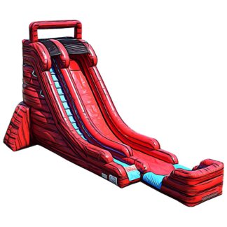 big red water slide inflatable