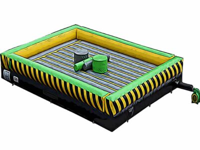 pedestal caustic joust inflatable