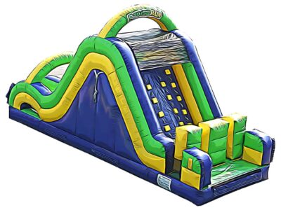 radical run 30 feet obstacle course inflatable