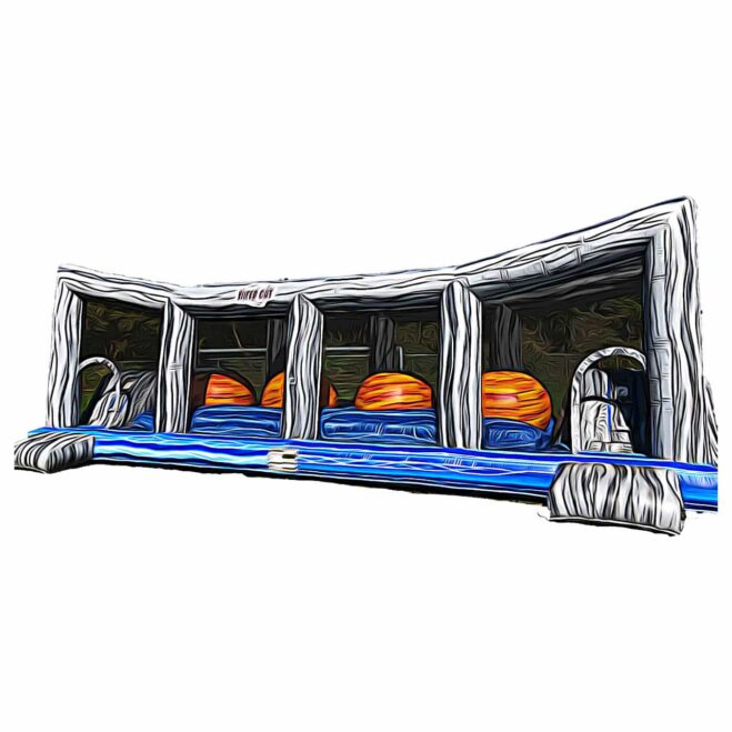 wipeout obstacle course inflatable